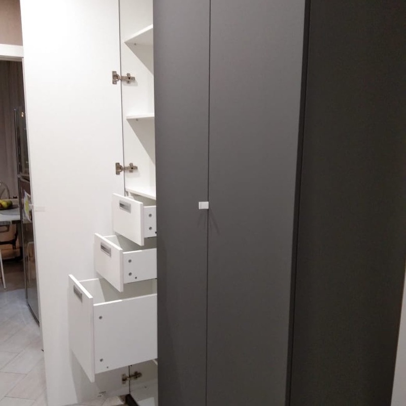 Распашные шкафы-Шкаф с распашными дверями на заказ «Модель 58»-фото5
