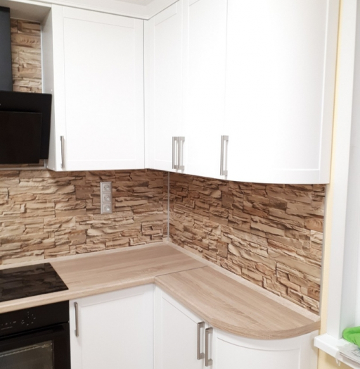 Белый кухонный гарнитур-Кухня «Модель 494»-фото5